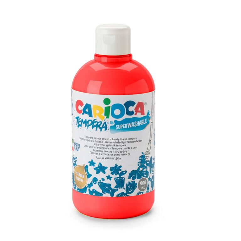 CARIOCA Tempera 500Ml Bottle Red