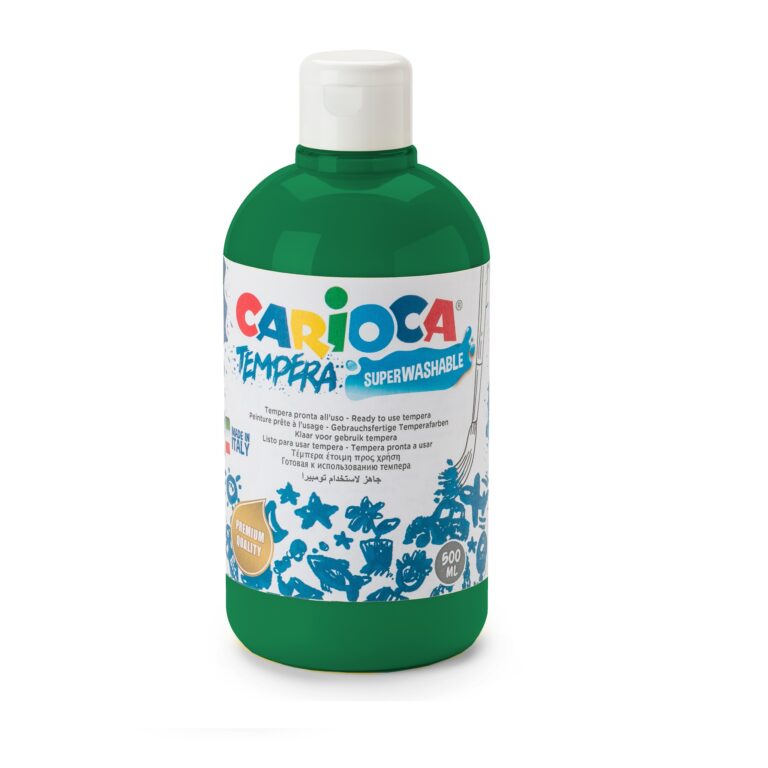 CARIOCA Tempera 500Ml Bottle Emerald Green