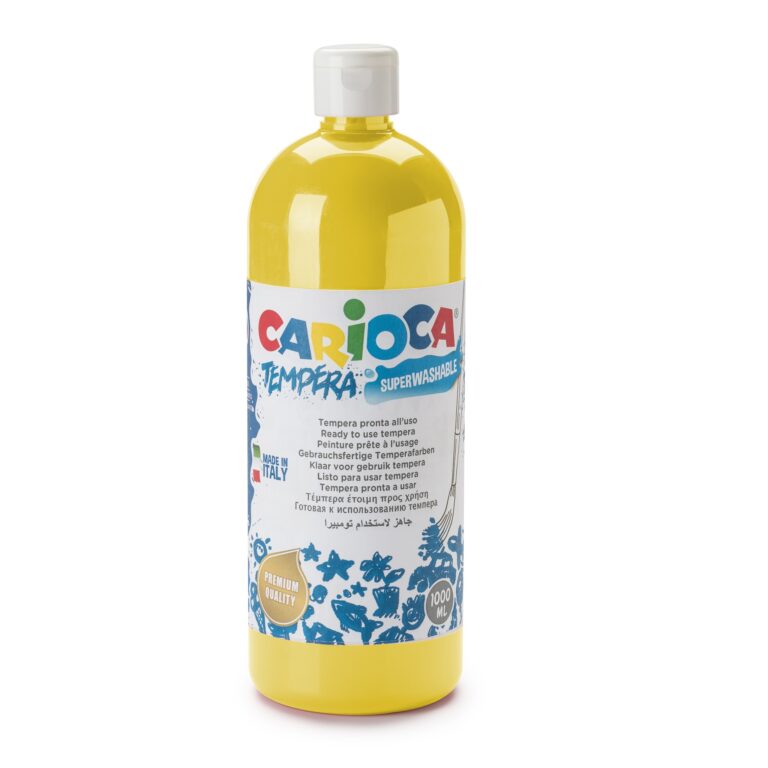 CARIOCA Tempera Bottle 1L Primary Yellow