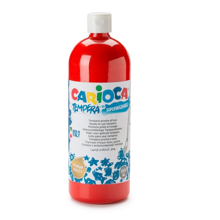 CARIOCA Tempera Bottle 1L Red