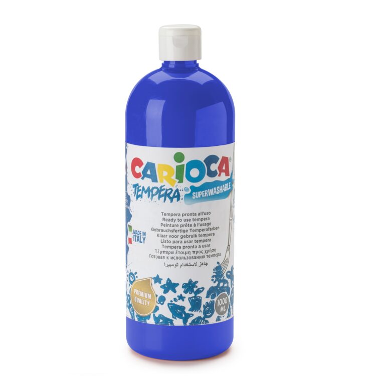 CARIOCA Tempera Bottle 1L Dark Blue