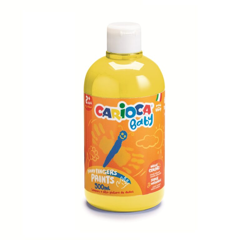 Carioca Baby Funny Fingers Paints 500Ml Yellow