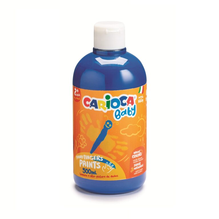 Carioca Baby Funny Fingers Paints 500Ml Blue