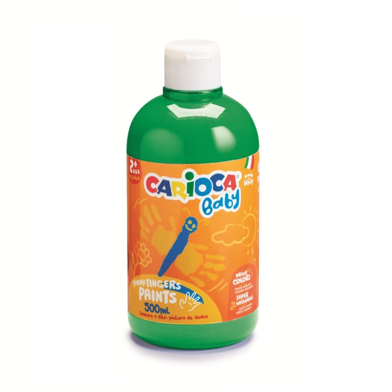 Carioca Baby Funny Fingers Paints 500Ml Green