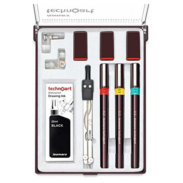 ISOMARS Technical Drawing Pen Set Of 3 - 0.2-0.4-06