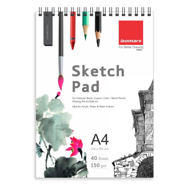 ISOMARS Sketch Pad - A4 40 Sheets 150Gsm