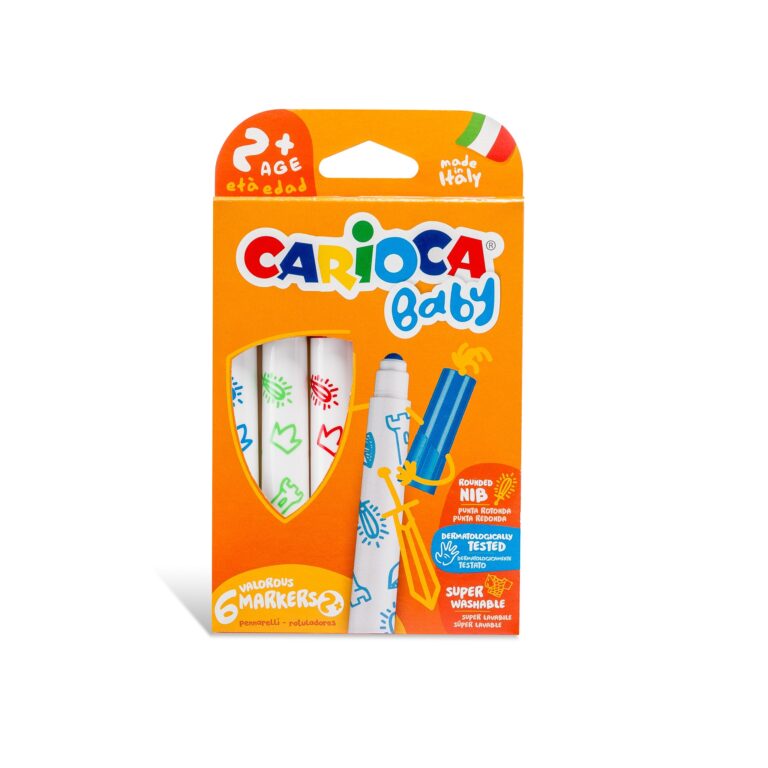 Carioca Baby Marker 6 Pcs