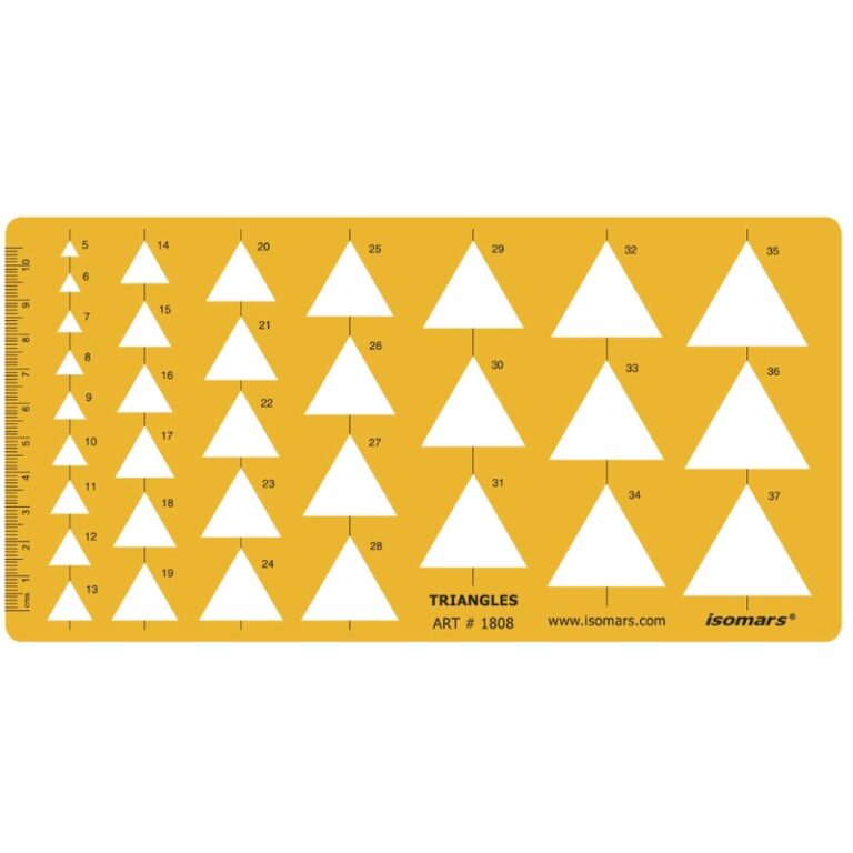 ISOMARS Triangle Shapes Template