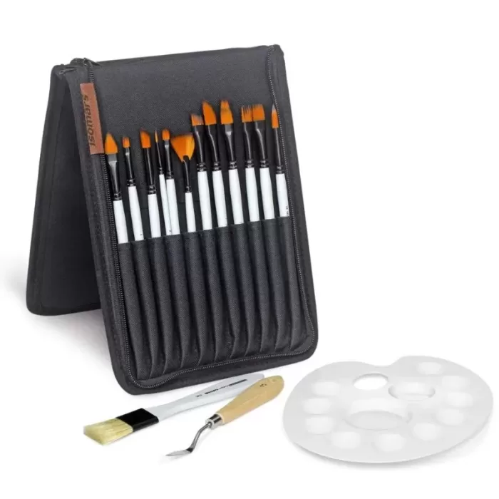 Isomars Artist Brush Wallet 15 + Palette