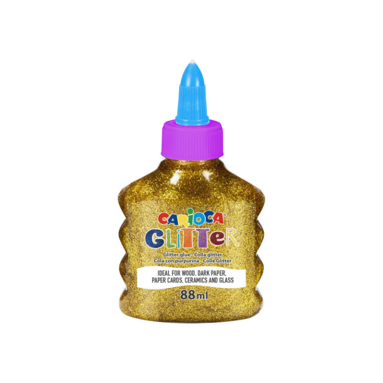 CARIOCA Glitter Glue Bottle 88Ml Gold