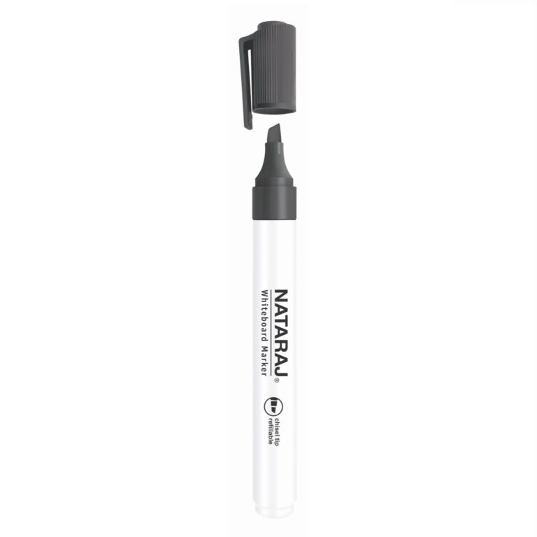 NATARAJ CHISEL WHITEBOARD MARKER BLACK