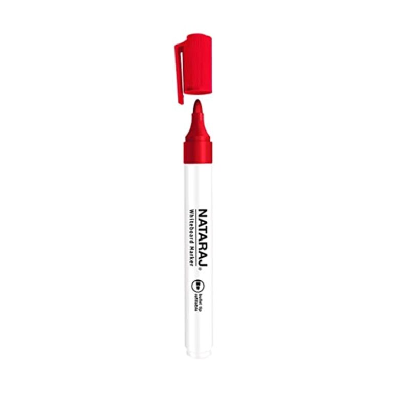 NATARAJ WHITEBOARD MARKER BULLET RED