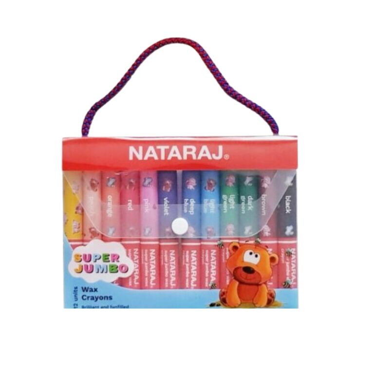 NATARAJ 12 SUPER JUMBO WAX CRAYONS