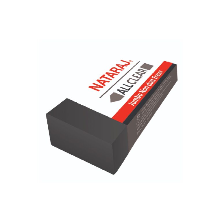 Nataraj All Clear Jumbo Eraser Black