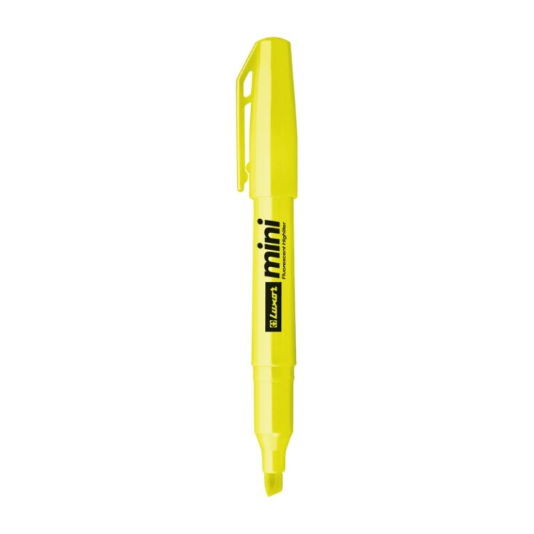 LUXOR Mini Fluorescent Highlighter Yellow