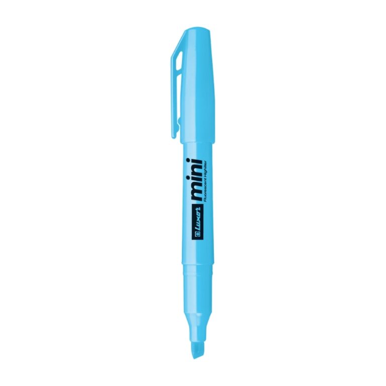 LUXOR Mini Fluorescent Highlighter Blue