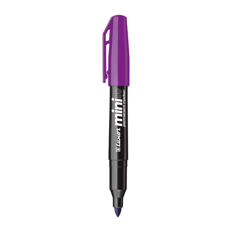 LUXOR Permanent Marker 50 bullet Tip 1-2 mm Violet