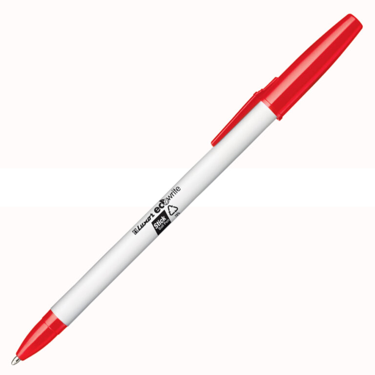 LUXOR Stick Ball Point Pen Medium Red