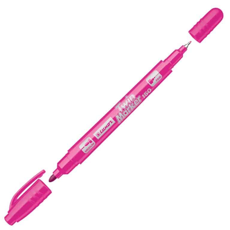 Permanent Twin Marker - 150 Pink