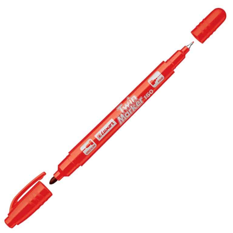 Permanent Twin Marker - 150 Red