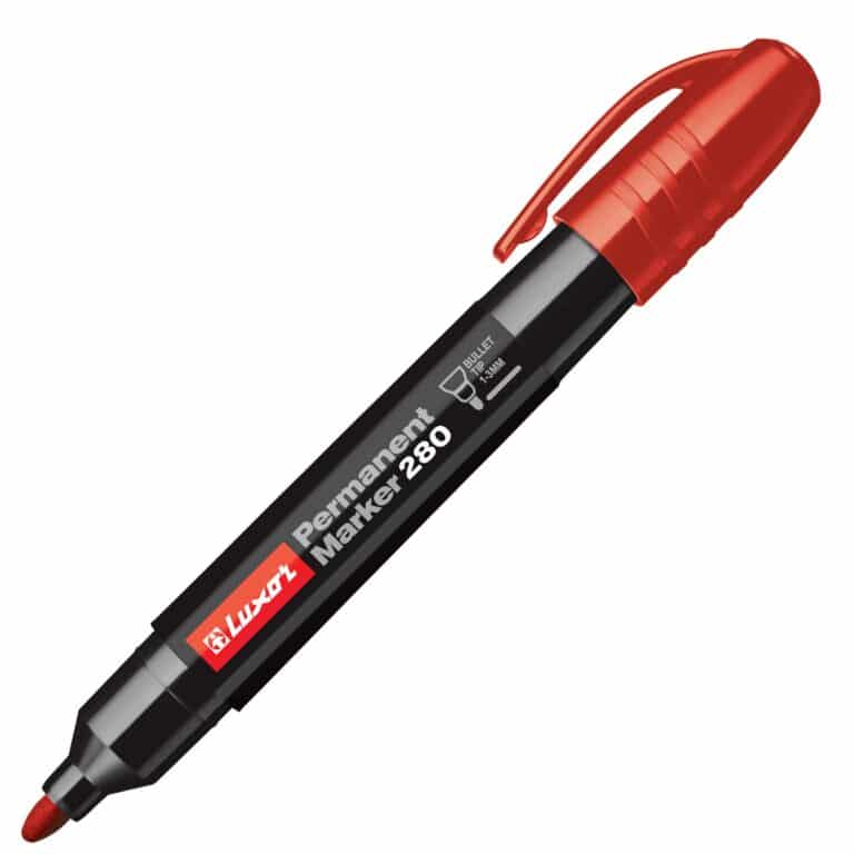 LUXOR Permanent Marker 280 Bullet 1-3 mm Red