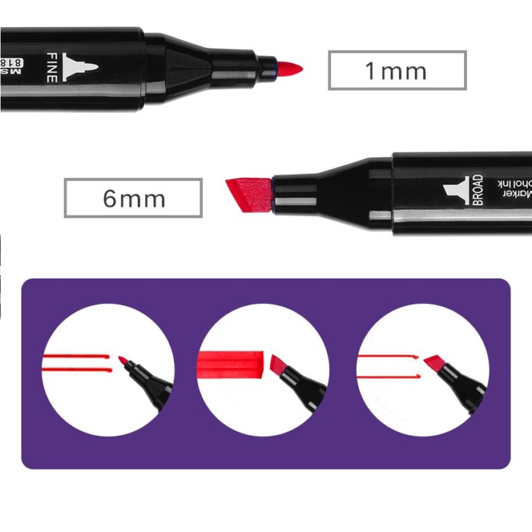 SUPERIOR Tinge Twin Marker Pen " Broad/Fine " set of 12 - Image 2