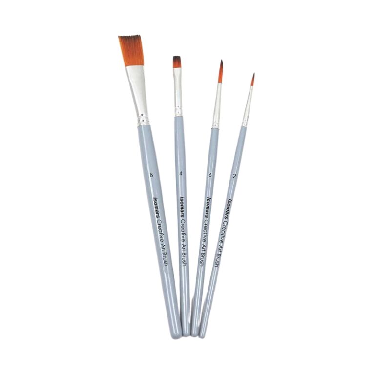 ISOMARS Creative Paint Brush MIX Set of 4