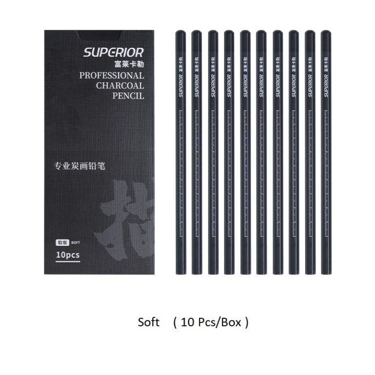 SUPERIOR CHARCOAL PENCIL SOFT ( One Pencil )