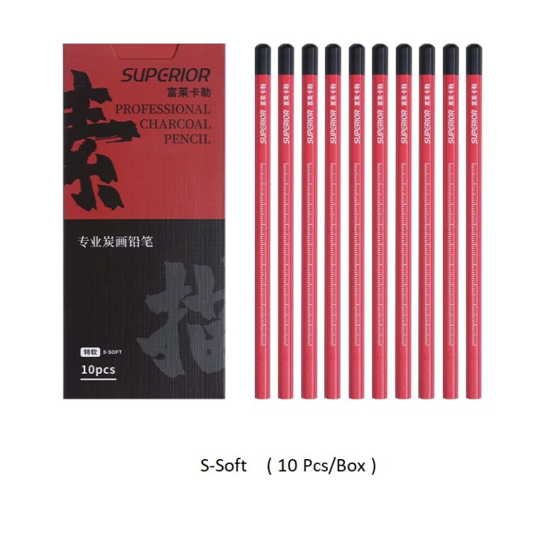 SUPERIOR CHARCOAL PENCIL S-SOFT ( One Pencil )