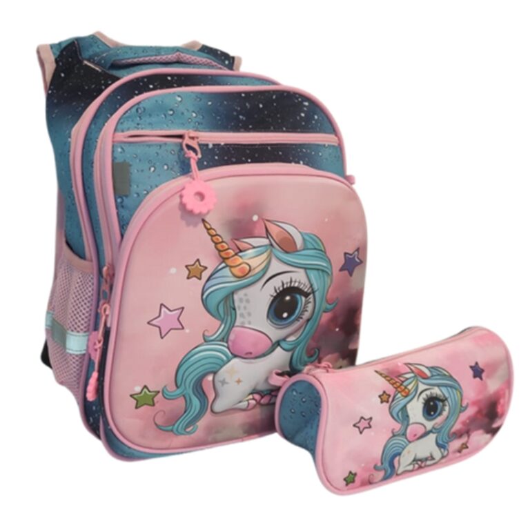 School Kids Backpack + P.Case Unicorn