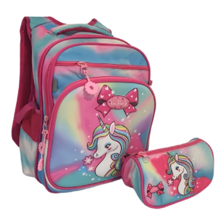 School Kids Backpack + P.Case Unicorn