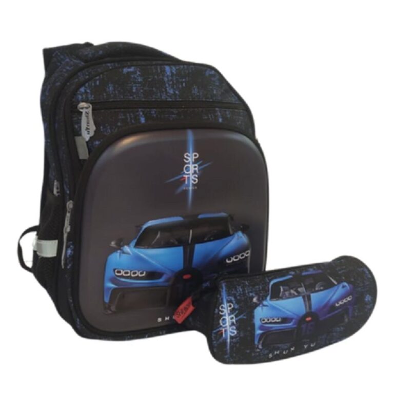 School Kids Backpack + P.Case Car