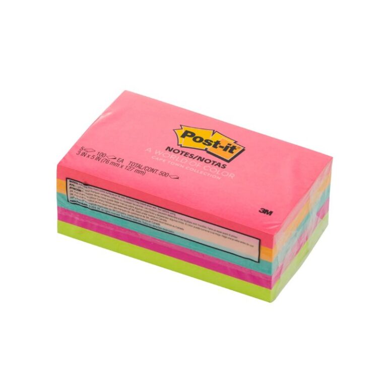 Post-it Neon 76*127mm (5 Colors)