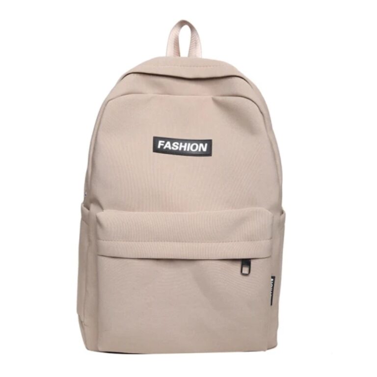 School Teen Backpack Beige