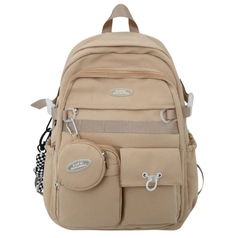 School Teen Backpack Khaki