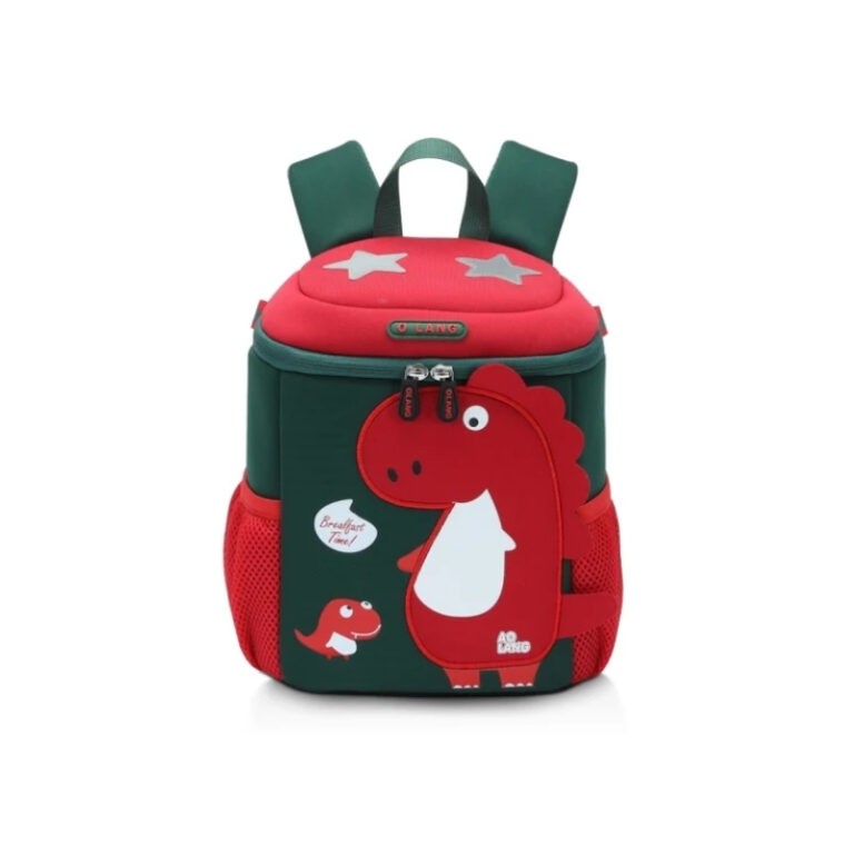 Pre-School Kids Backpack Large Green Dinosaur