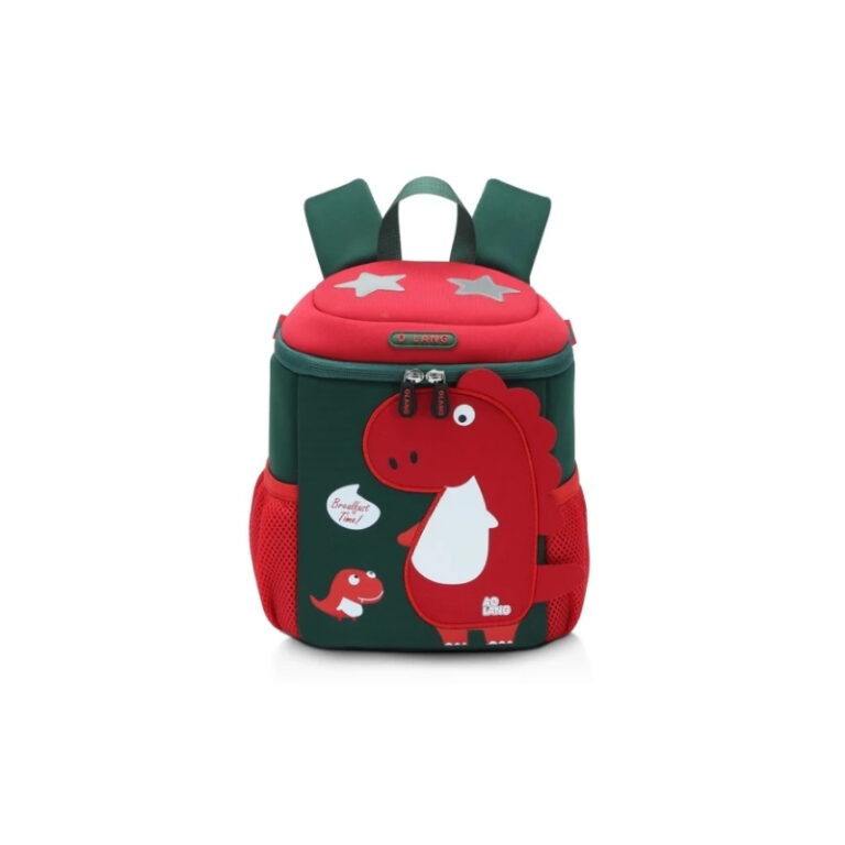 Pre-School Kids Backpack Small Green Dinosaur