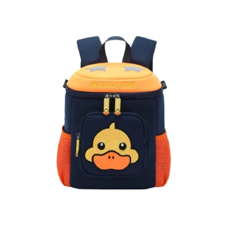 Pre-School Kids Backpack Large Navy Duck