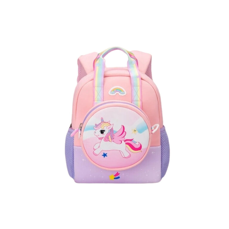 Pre-School Kids Backpack Medium Pink Smile