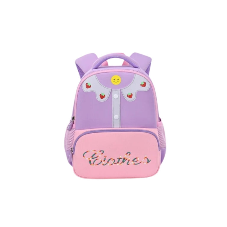 Pre-School Kids Backpack Small Purple Smile