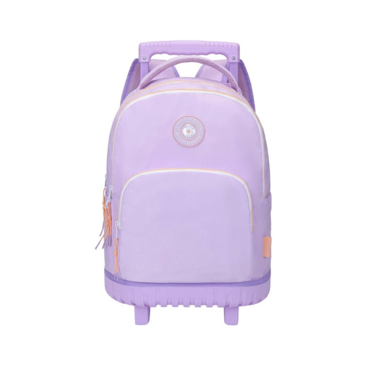 kids School Trolley Backpack Bloom Lilac