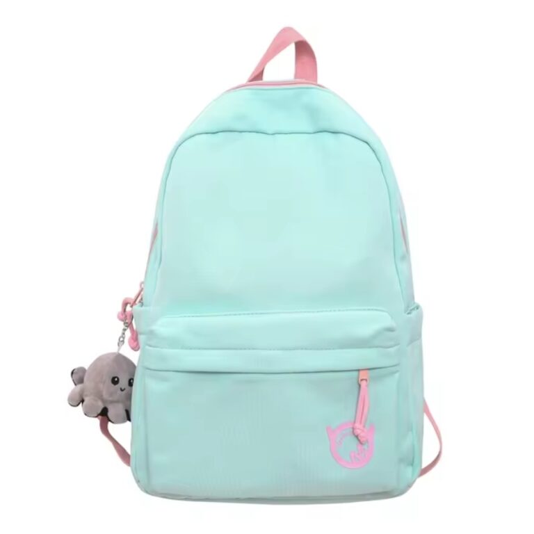 School Teen Backpack Pink Blue