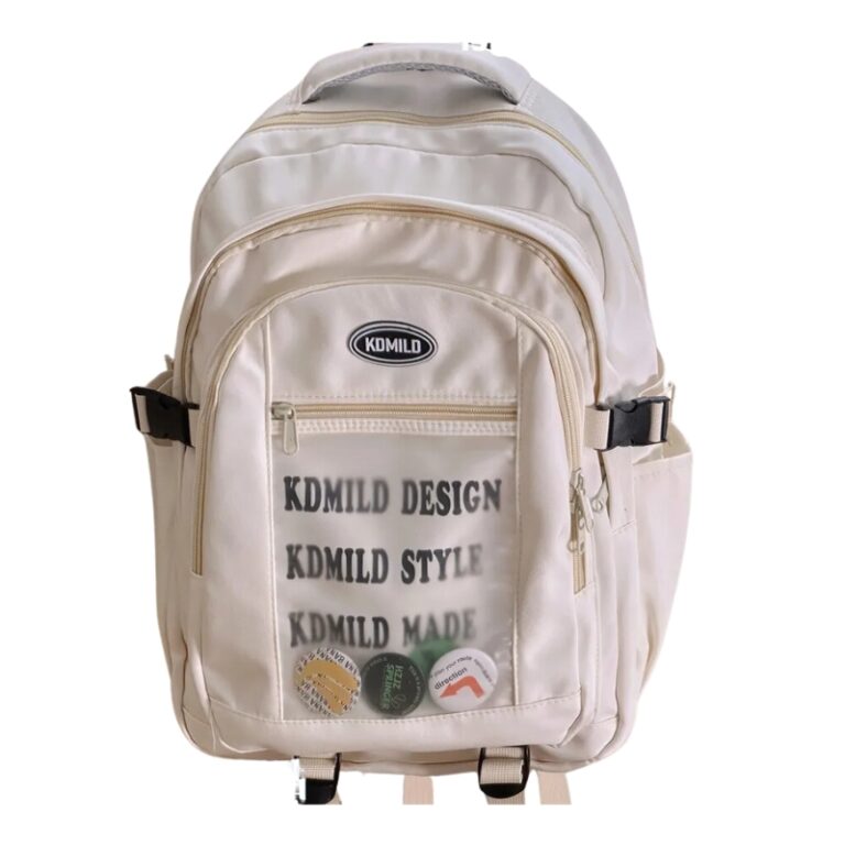 School Teen Backpack Off White