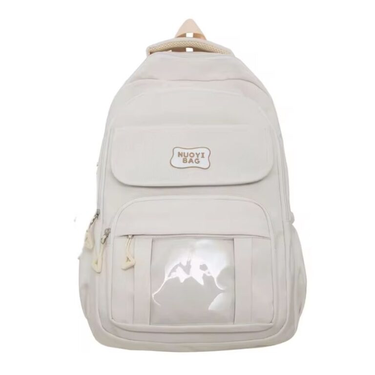 School Teen Backpack White