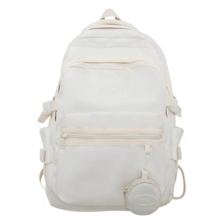 School Teen Backpack White