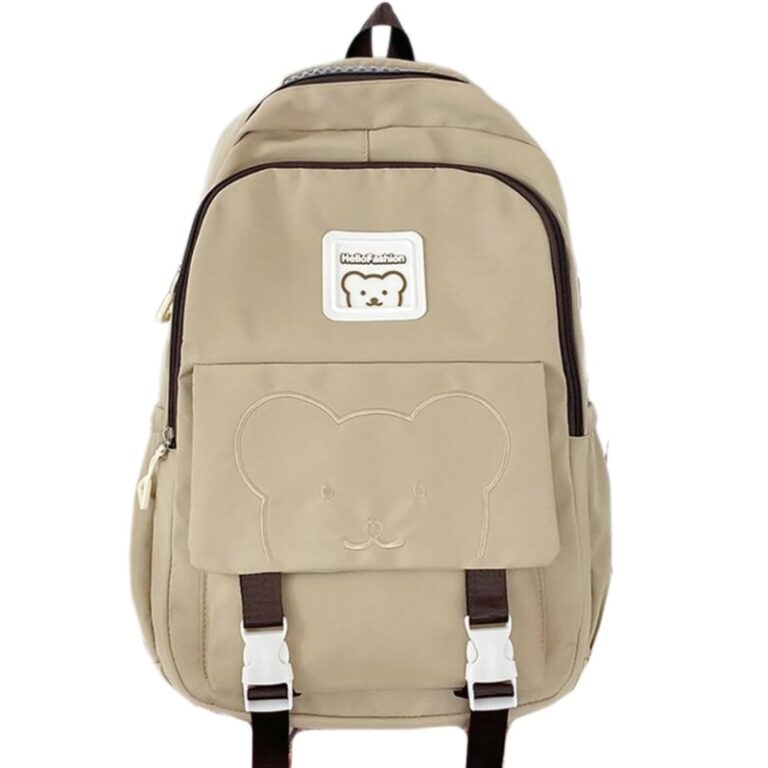 School Teen Backpack Beige