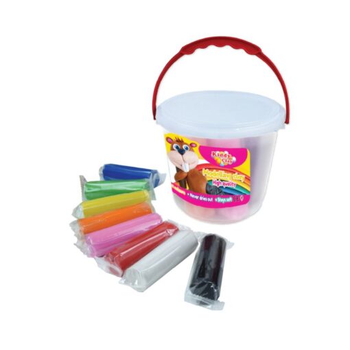 NARA MODELLING CLAY 700G BUCKET 8 COLORS