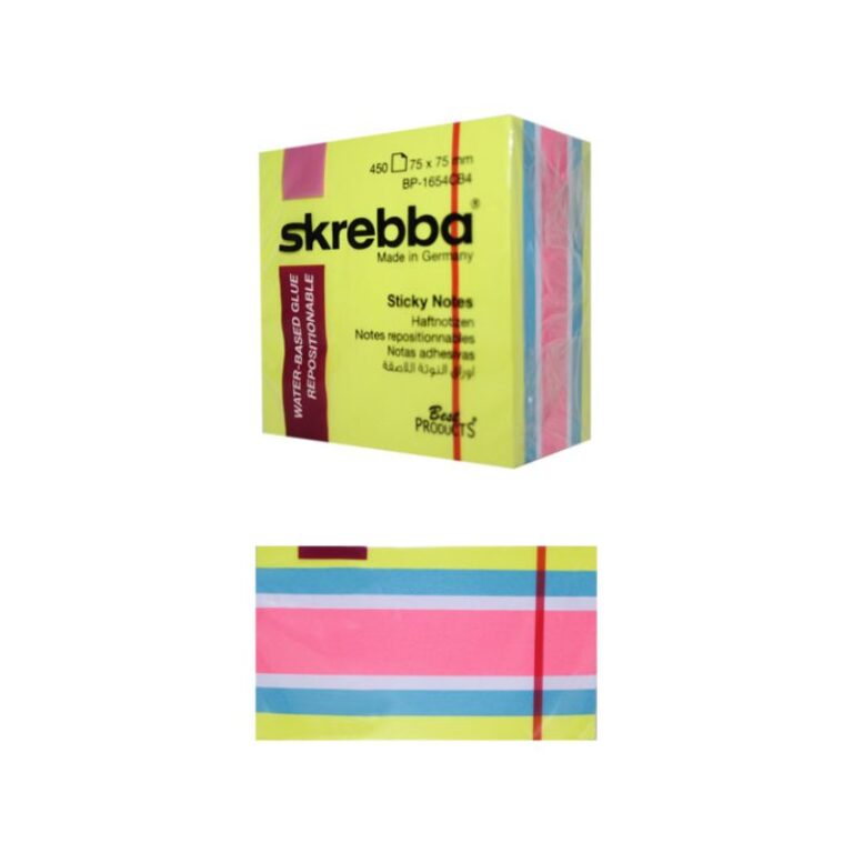 SKREBBA STICKY NOTE CUBE 450S 75X74