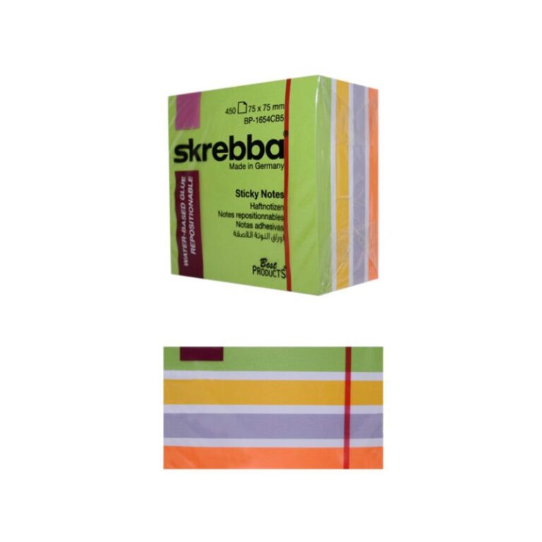 SKREBBA STICKY NOTE CUBE 450S 75X75