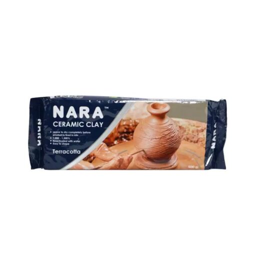 NARA CERAMIC CLAY 500G TERRACOTTA